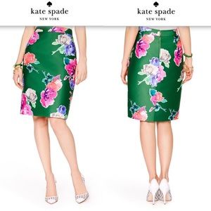 Brand New Kate Spade ♠️ Blooms Marit Pencil Skirt
